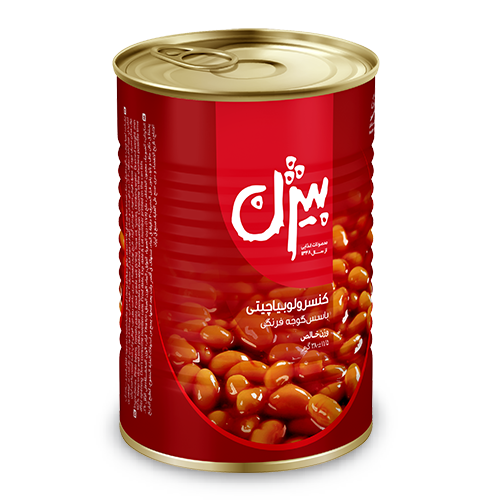 کنسرو لوبیا چیتی با سس گوجه فرنگی 380 گرمی