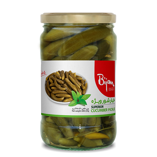 خیارشور ویژه شیشه 680 گرمی