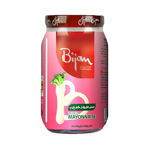 سس مایونز کم چرب شیشه 480 گرمی