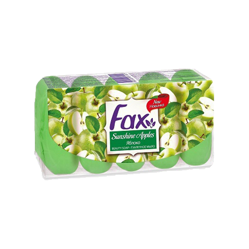 صابون زیبایی فاکس 5*70 gr سیب و آواکادو