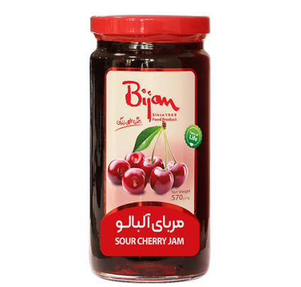 مربا آلبالو شیشه 570 گرمی 