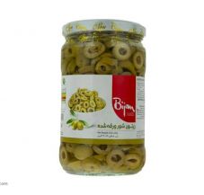زیتون شور ورقه شده  620 گرمی