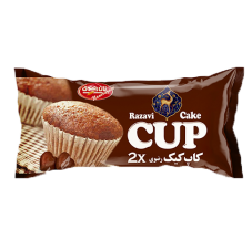کاپ کیک دوقلو 50 گرم رضوی