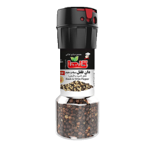دانه فلفل سیاه و سفید آسیابی(گیریندر) 40 گرمی