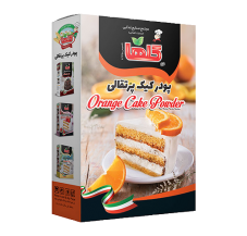 پودر کیک پرتقالی جعبه ای 450 گرمی